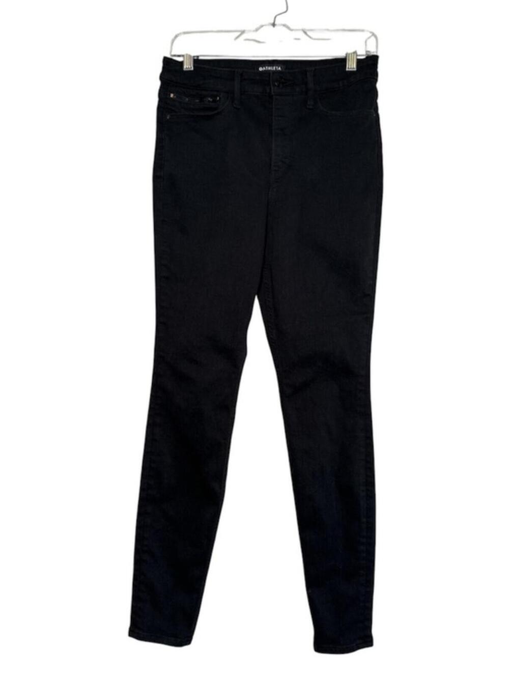 Athleta Women's Black High Rise Skinny Jeans Size 8